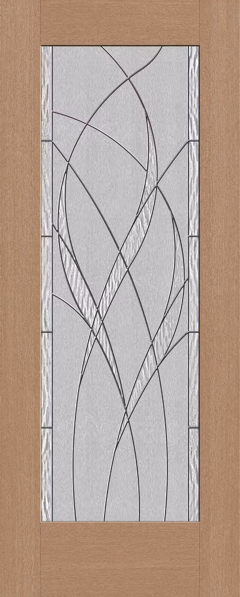 Classic Flush Glazed, Full lite · Waterside