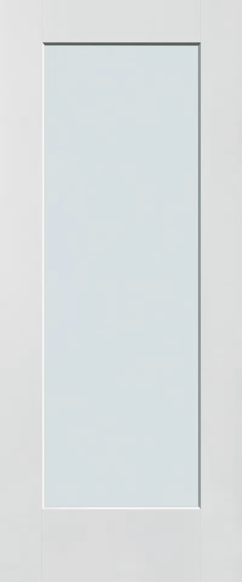 Classic Flush Glazed, Full lite · Blanca