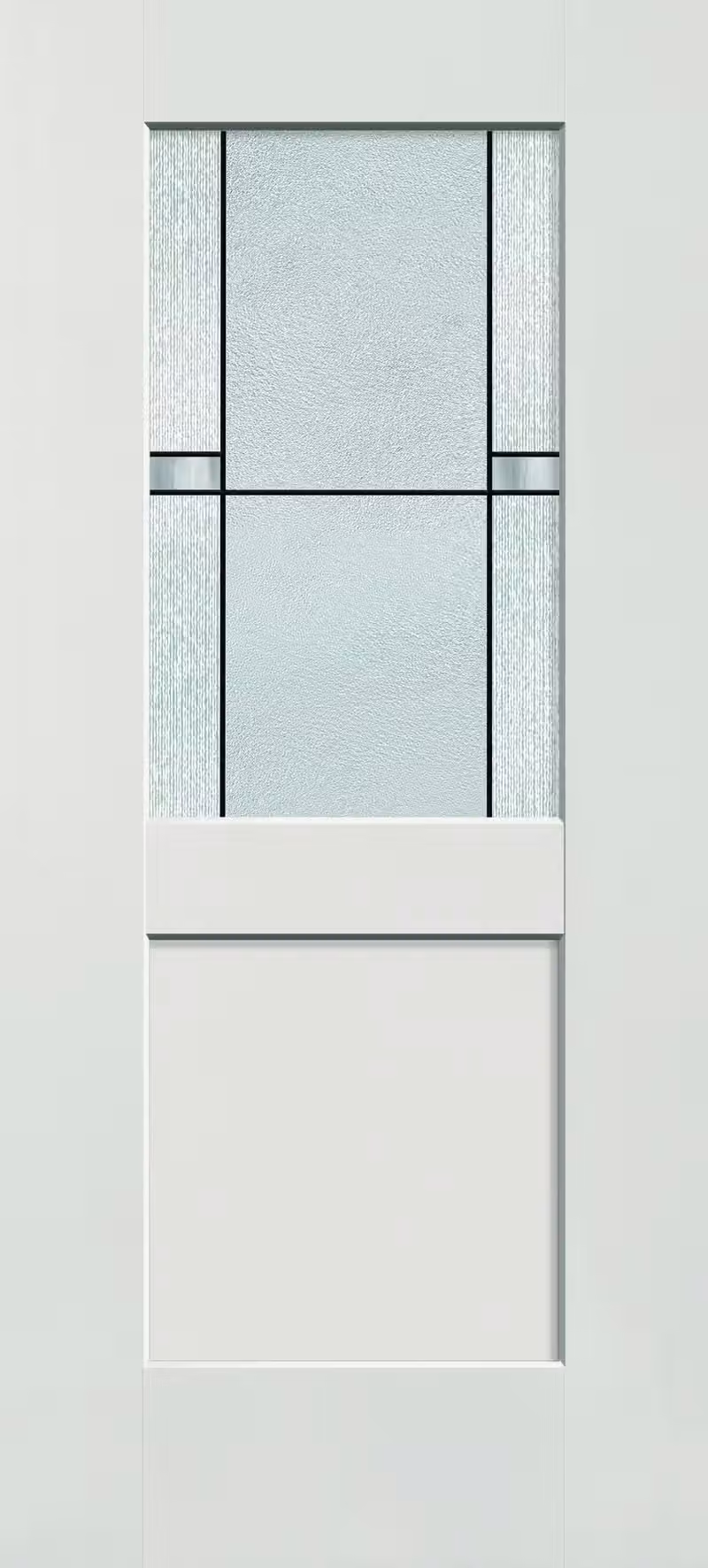 Shaker Flush Glazed, 1/2 lite · Dorian